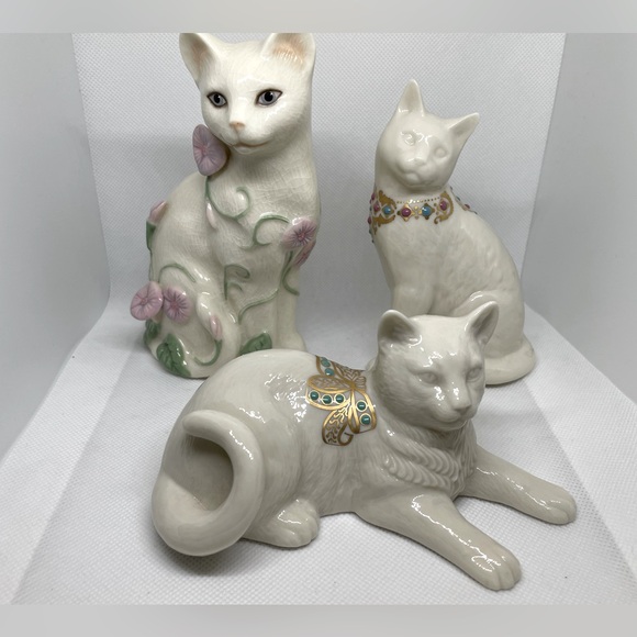 Lenox Other - Lenox Ceramic Cat Collection 3 Pieces
